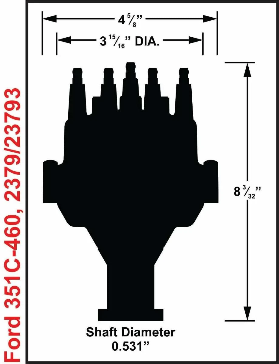 Ford 351C - 460 Dual Sync Distributor - 2379